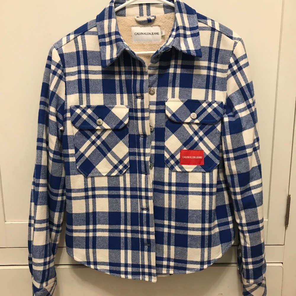 Calvin Klein Check Shirt Jacket - Picture 4 of 7